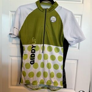 Dude Girl Short Sleeve Cycling Jersey - Size M
